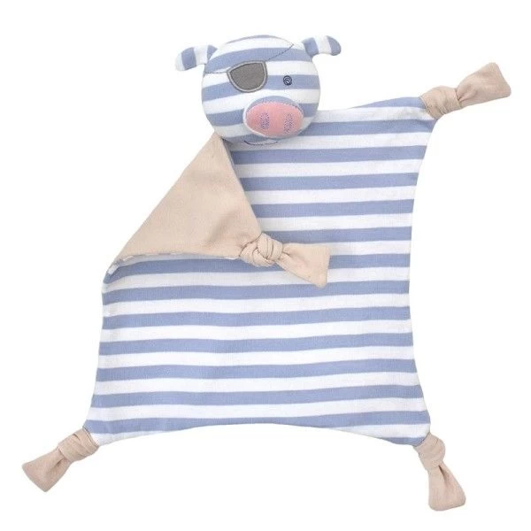 Apple Park™ Doudou Plat Mouchoir Organic Farm Buddies™ Cochon Pirate - Doudou Bio – Image 2