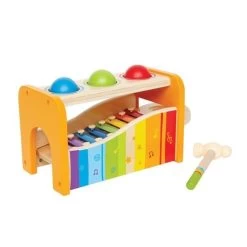 Banc à Marteler Xylophone 2 En 1 Hape® - Jouets En Bois