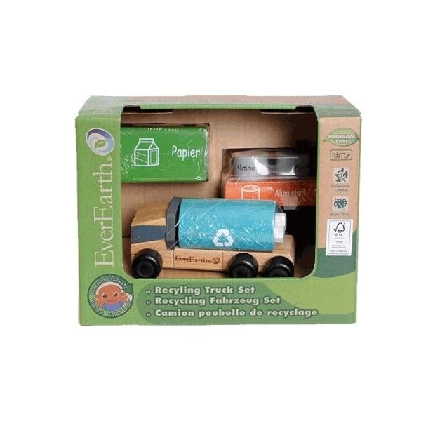 Camion En Bois Eco-Recycler EverEarth® - Jouets Bois – Image 4