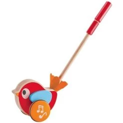 Canne à Pousser Musicale En Bois'Lilly Gazouillis' Hape®- Jouets En BoisHape