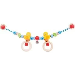 Chaîne De Poussette En Bois Canard Heimess® - Accessoire Bébé Bio