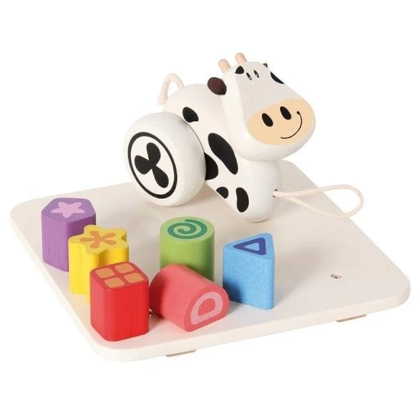 Chariot De Marche En Bois 3 En 1 Vache Clara I'm Toy® - Jouets En Bois – Image 3