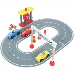 Circuit Course Automobile Avec Kit Petites Voitures Small Foot By Legler® - Jouets En Bois