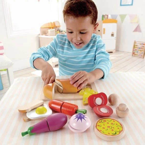 Jouet En Bois Dinette Aliments Frais à Découper Hape® - Jouets Bio Hape – Image 2