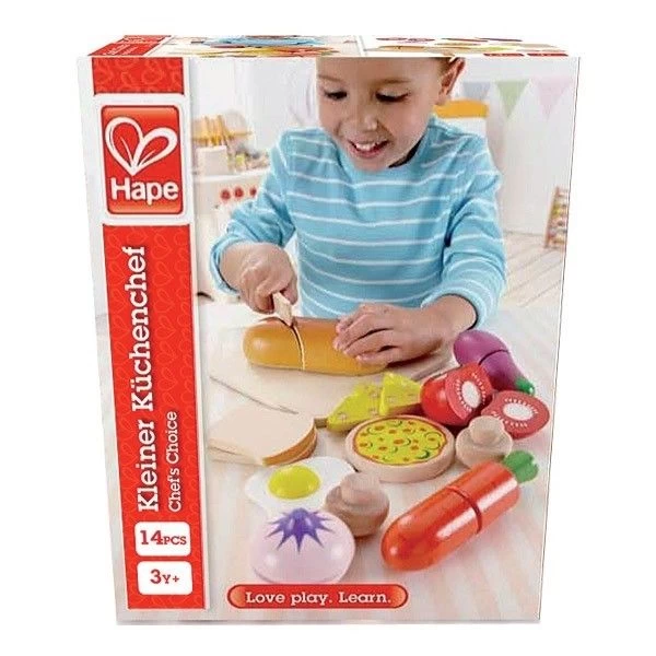 Jouet En Bois Dinette Aliments Frais à Découper Hape® - Jouets Bio Hape – Image 3