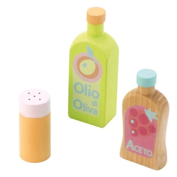 Dinette En Bois Set 33 Pièces 'Salade Chef Pastelles'Sevi 1831 - Jouets Dinette – Image 2