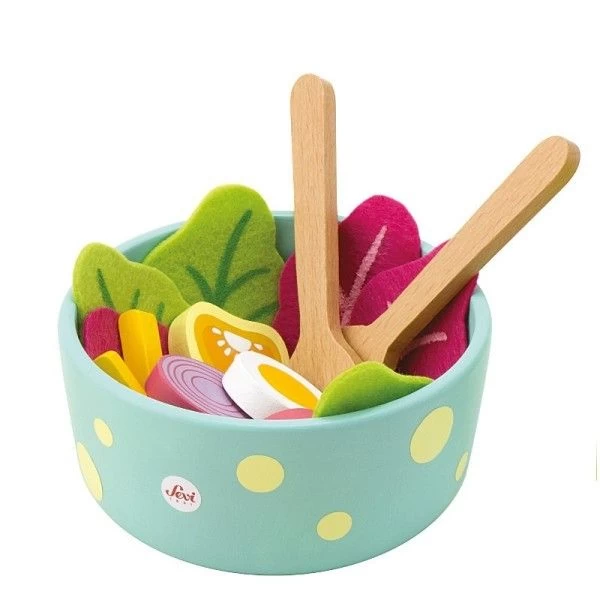 Dinette En Bois Set 33 Pièces 'Salade Chef Pastelles'Sevi 1831 - Jouets Dinette – Image 3