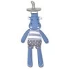 Doudou Attache Sucette Hippo Jojo 25 Cm Apple Park™-Jouets Bio Apple Park™
