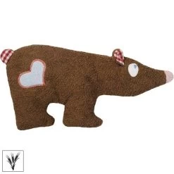 Doudou Bouillotte épeautre Efie Coton Organic Ours Brun39 Cm - Doudou Bio Naturel Efie