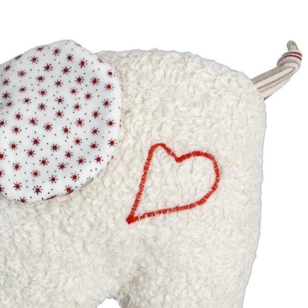Doudou Bouillotte Eléphant 30 Cm Coton Bio Epeautre Efie® - Doudou Bio Naturel Efie – Image 3