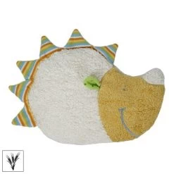 Doudou Bouillotte Epeautre Efie Hérisson Coloré 28 Cm Coton Bio Organic- Doudou Bio Naturel Efie