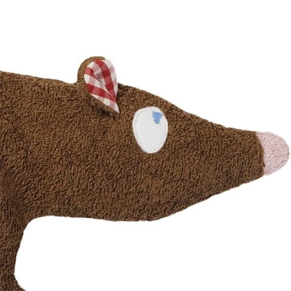 Doudou Bouillotte Efie Noyaux Cerises Ours Brun 39 Cm - Doudou Bio Naturel Efie – Image 2