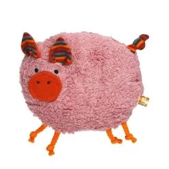 Doudou Bouillotte Lana Natural Wear Cochon Rosi - Bouillotte Noyaux De Cerises