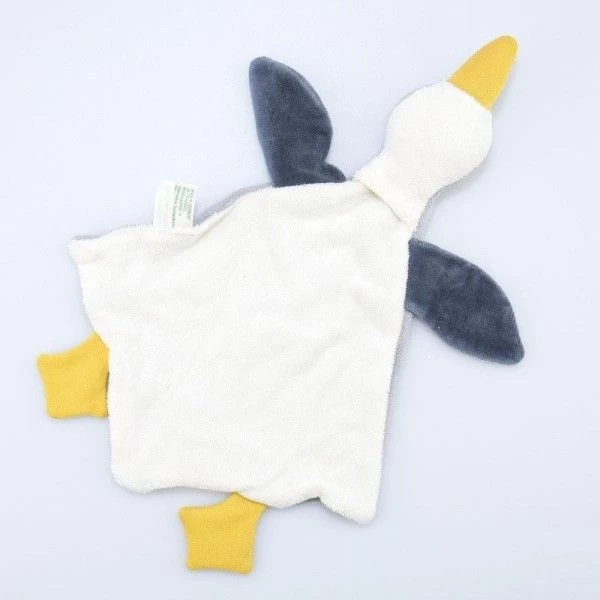 Doudou Marionnette à Doigt Oie Till 30 Cm Nanchen Natur® Coton & Laine Bio- Jouet Bio – Image 2