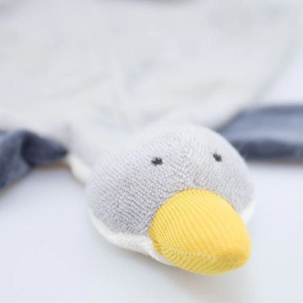 Doudou Marionnette à Doigt Oie Till 30 Cm Nanchen Natur® Coton & Laine Bio- Jouet Bio – Image 3