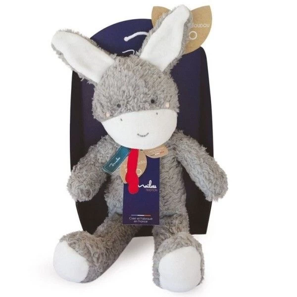 Doudou Peluche Bio Ane 30cm Maïlou Tradition® Coton Bio - Doudou Bio Français – Image 2