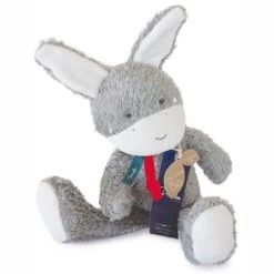 Doudou Peluche Bio Ane 30cm Maïlou Tradition® Coton Bio - Doudou Bio Français