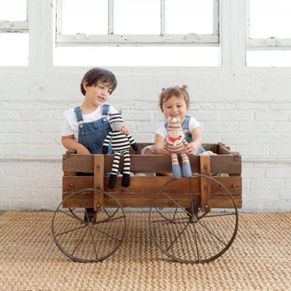 Doudou Peluche Clyde Le Poney 36 Cm Apple Park™-Jouets Bio Apple Park™ – Image 3