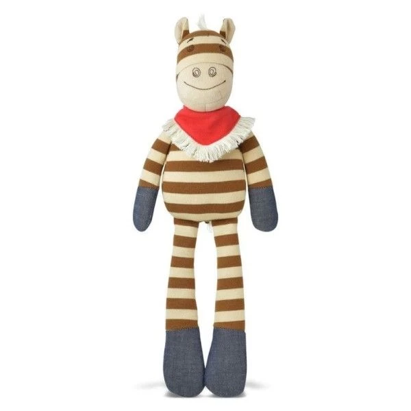 Doudou Peluche Clyde Le Poney 36 Cm Apple Park™-Jouets Bio Apple Park™