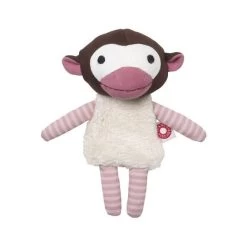 Doudou Peluche Coton Bio Singe Rose Franck & Fischer - Peluche Coton Bio
