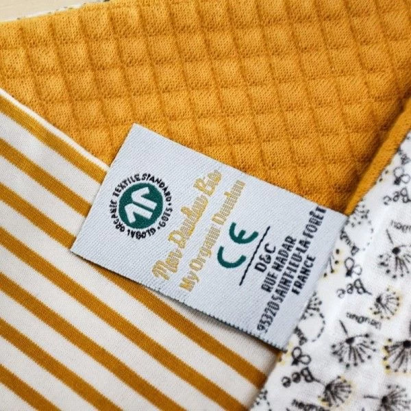 Doudou Peluche Pollen L'abeille 30cm Coton Bio Doudou Et Compagnie® - Doudou Bio Français – Image 8