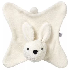 Doudou Plat Anika Lapin Écru Coton Bio Franck & Fischer® - Doudou Plat Coton Bio