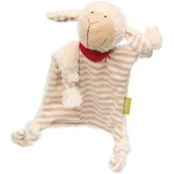 Doudou Plat Chiffon Sigikid® Mouton Green 24cm - Doudou Bio