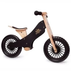Draisienne En Bois Classique Kinderfeets® 12 Pouces Noire - Draisienne 2 Ans