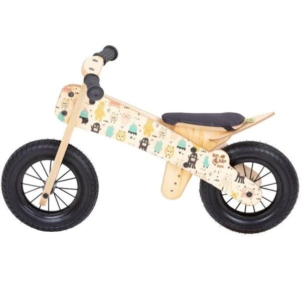 Draisienne En BoisDip Dap® 10 Pouces 2 Ans Monsters Mini - Draisienne Bois