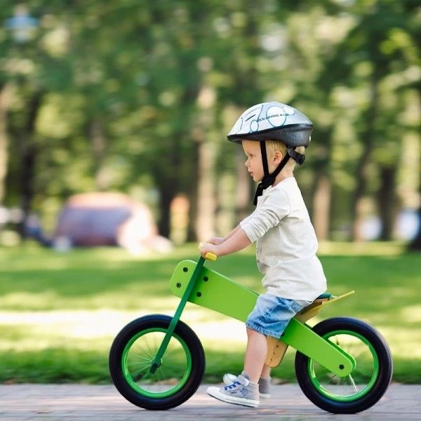 Draisienne En Bois Dip Dap® 10 Pouces Green Spring 'verte' - Draisienne 2 Ans – Image 4