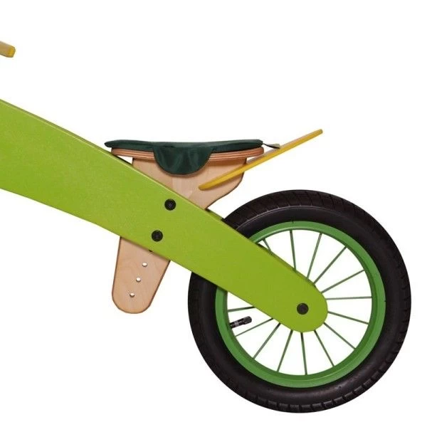 Draisienne En Bois Dip Dap® 12 Pouces Green Spring 'verte' - Draisienne 3 Ans – Image 3