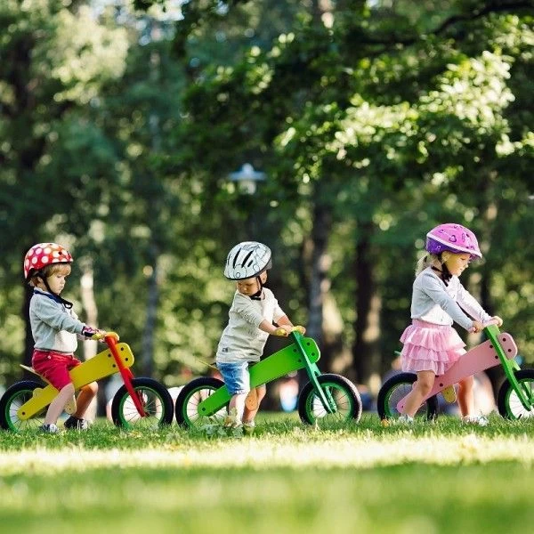 Draisienne En Bois Dip Dap® 12 Pouces Green Spring 'verte' - Draisienne 3 Ans – Image 7