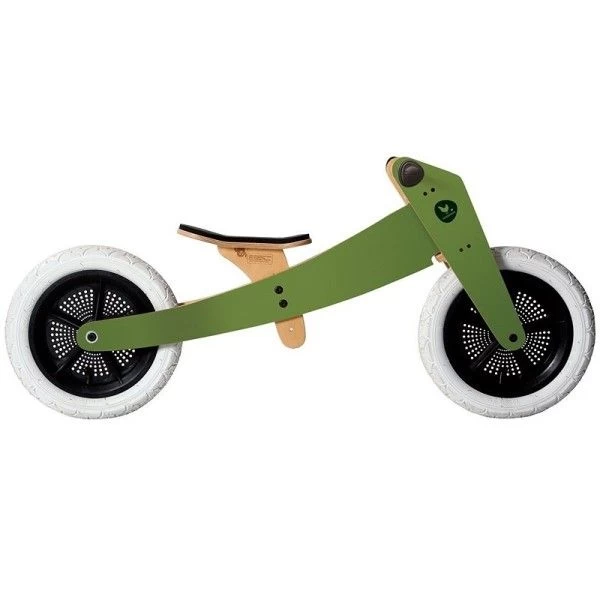 Draisienne Wishbone Bike 2 En 1 Classic Verte - Vélo En Bois