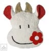 Doudou Bouillotte Efie®Noyaux De Cerise Vache Coloré 28 Cm - Coton Bio