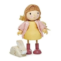 Figurine Maison De Poupées Amy Et Son Lapin Tender Leaf Toys® - Jouets En Bois