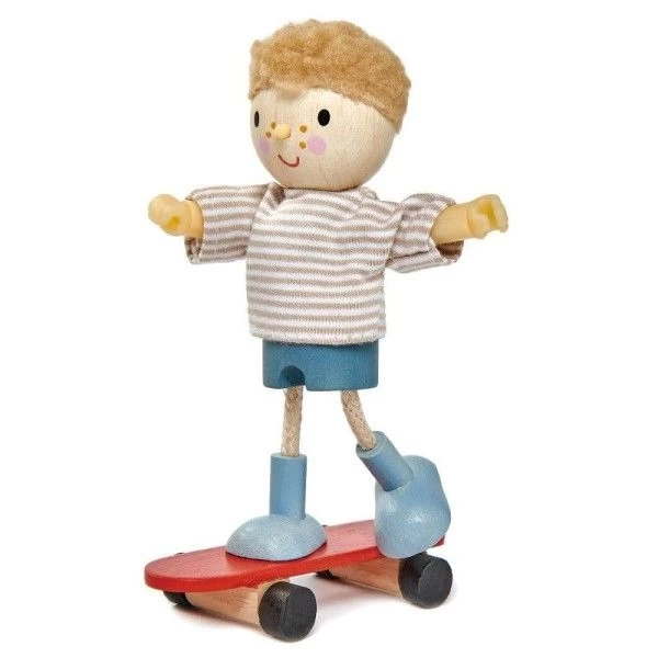 Figurine Maison De Poupées Edward Le Skateboarder Tender Leaf Toys® - Jouets En Bois – Image 2