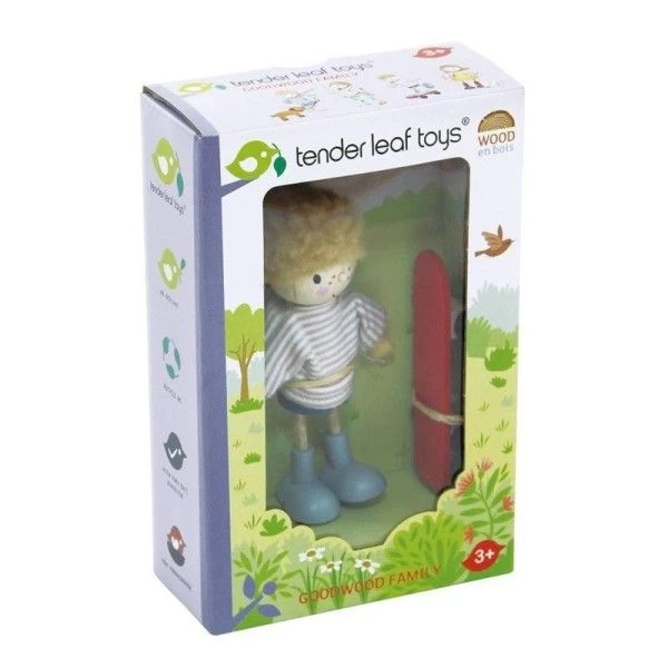 Figurine Maison De Poupées Edward Le Skateboarder Tender Leaf Toys® - Jouets En Bois – Image 5