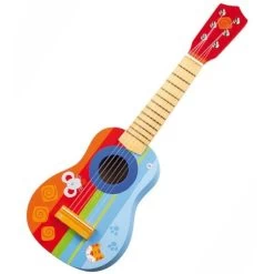 Jouets En Bois Guitare Acoustique Multicolor Sevi 1831® - Jouets Musicaux