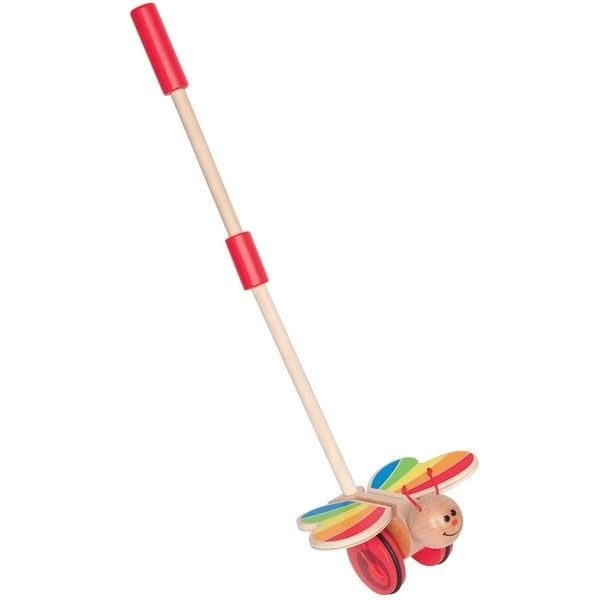 Jouet Hape Canne à Pousser Papillon - Jouets écolo – Image 2