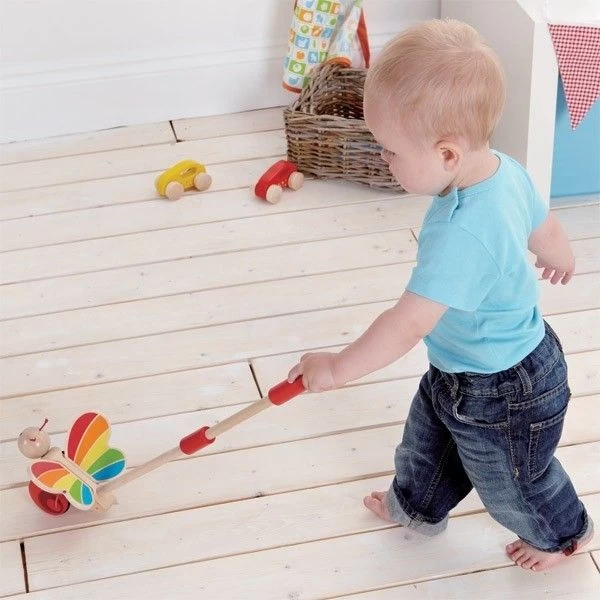 Jouet Hape Canne à Pousser Papillon - Jouets écolo – Image 5