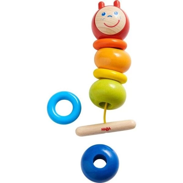 Jeu De Laçage En Bois Chenille HABA® - Jeu Eveil Bébé – Image 2