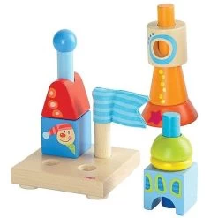 Jeu Petit Bâtisseur Petite Boîte HABA® - Cubes & Construction
