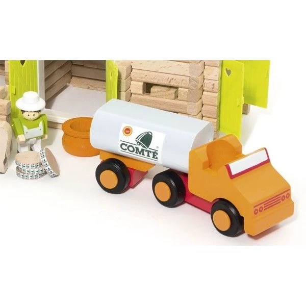 Jeujura Chalet à Comté Avec Camion Et Animaux 180pcs | Ref: 8054 - Jouets En Bois Jeujura – Image 2