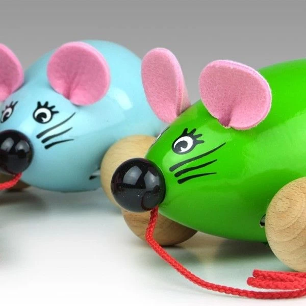 Jouet à Trainer Lisa La Souris VerteVilac® - Jouets En Bois – Image 3