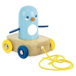 Jouet à Trainer Maracas Patou Le Pingouin Vilac® - Jouets En Bois France