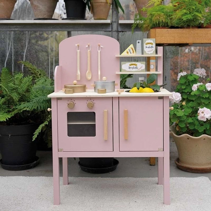 Jouet Cuisinette Dinette Rose Avec Four Jabadabado® - Jouets Imitation – Image 5