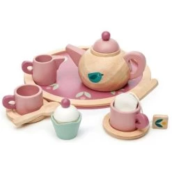 Jouet Dînette En Bois Set De Service à Thé Oiseau Tender Leaf Toys® - Jeu Imitation