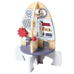 Jouet En Bois Centre D'activité Fusée EverEarth® - Jouets Bois