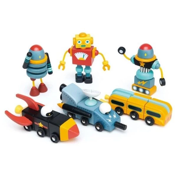 Jouet En Bois à Enficher Course Spatiale Tender Leaf Toys® - Jouets En Bois – Image 5