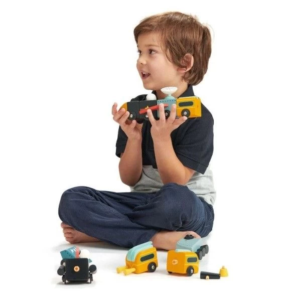 Jouet En Bois à Enficher Course Spatiale Tender Leaf Toys® - Jouets En Bois – Image 7